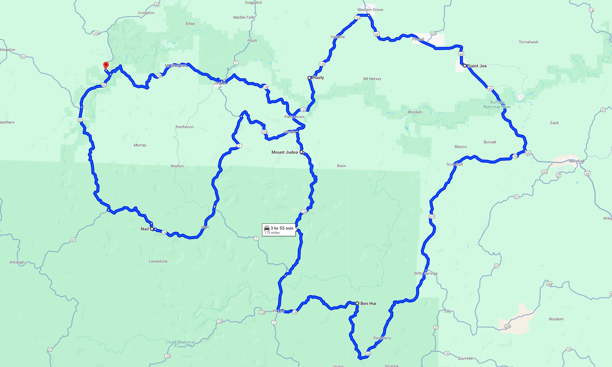 Midwest Sevens Arkansas Route